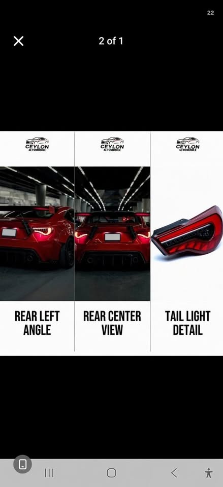 Toyota GT86 LED Tail Lights 2013-2017