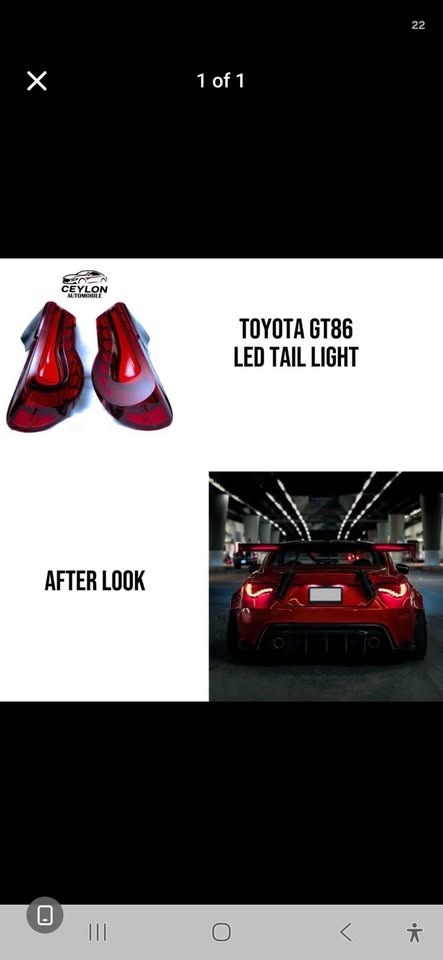 Toyota GT86 LED Tail Lights 2013-2017 - Image 3